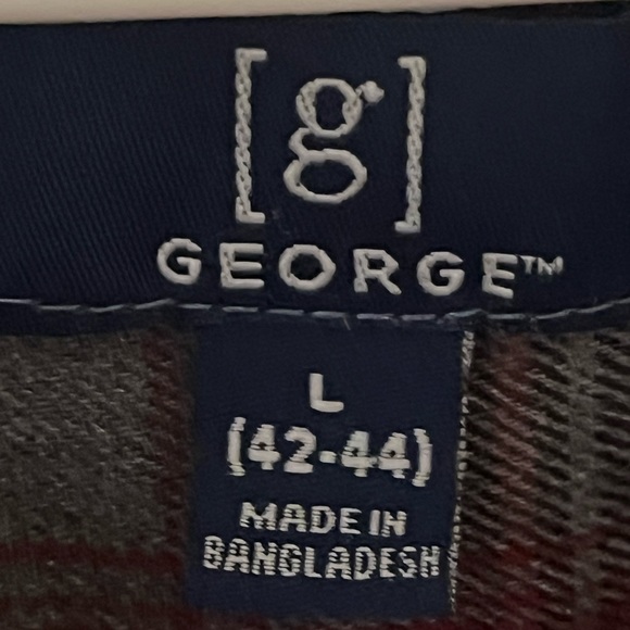 Men’s Red & Gray Flannel - Picture 2 of 2